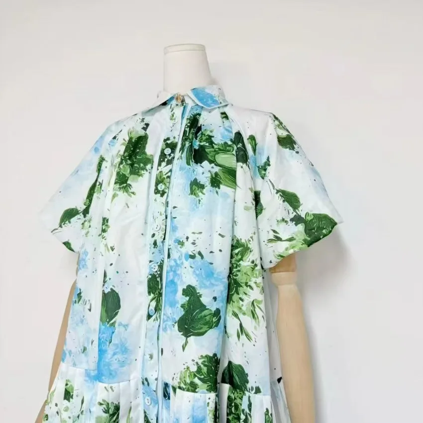 Abito a trapezio da vocazione con mini grembiule bianco Pablo Lavenders da donna autunnale di alta qualità