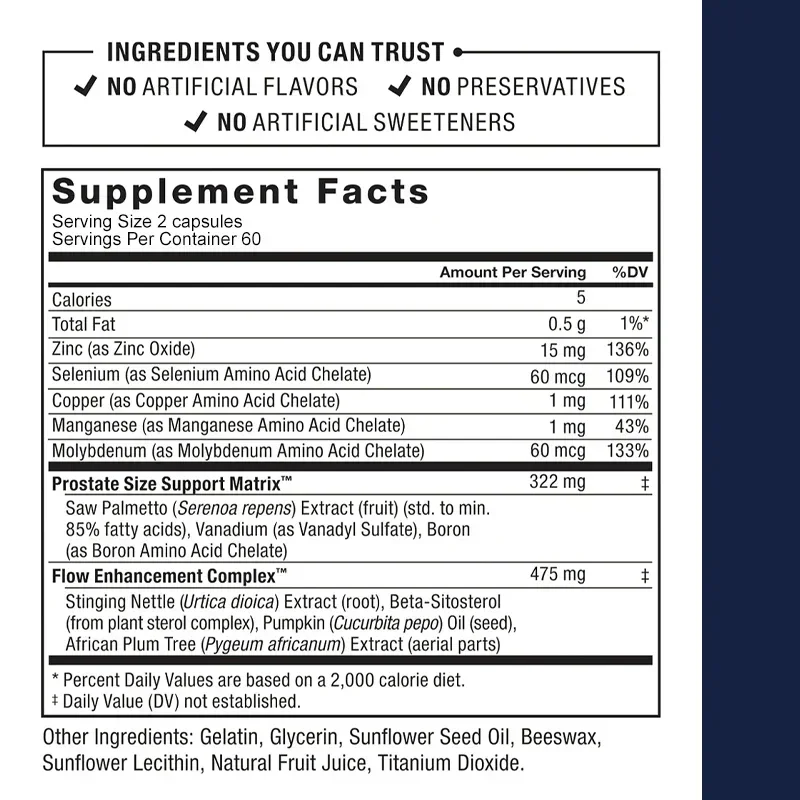 Prostate Supplements - Relieve Bladder and Urinary Problems and Reduce The Number of Trips To The Bathroom, Saw Palmetto