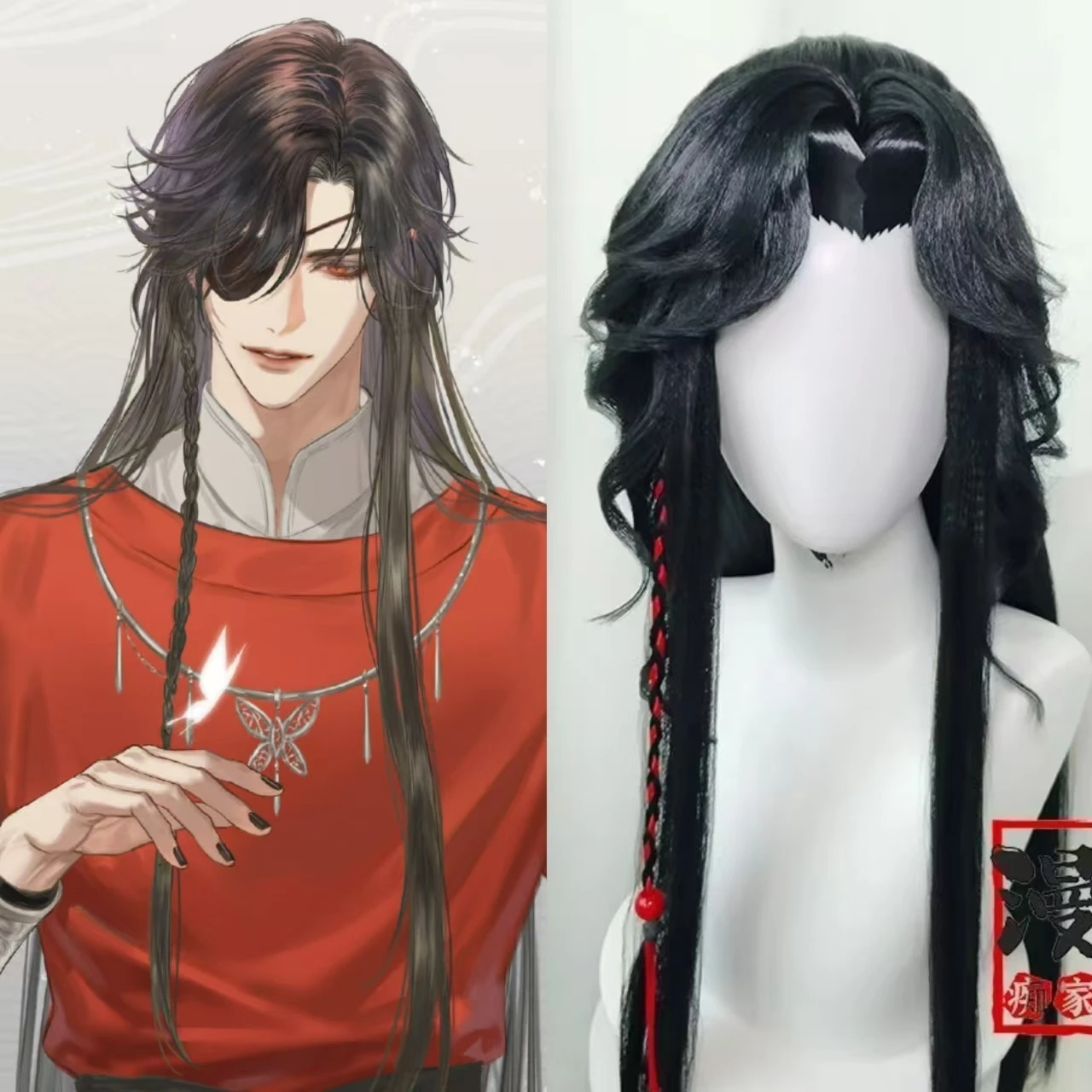 Hua Cheng San Lang Cosplay Wig Tian Guan Ci Fu Heaven Official’s Blessing huacheng Cosplay Wig Xie Lian Cosplay