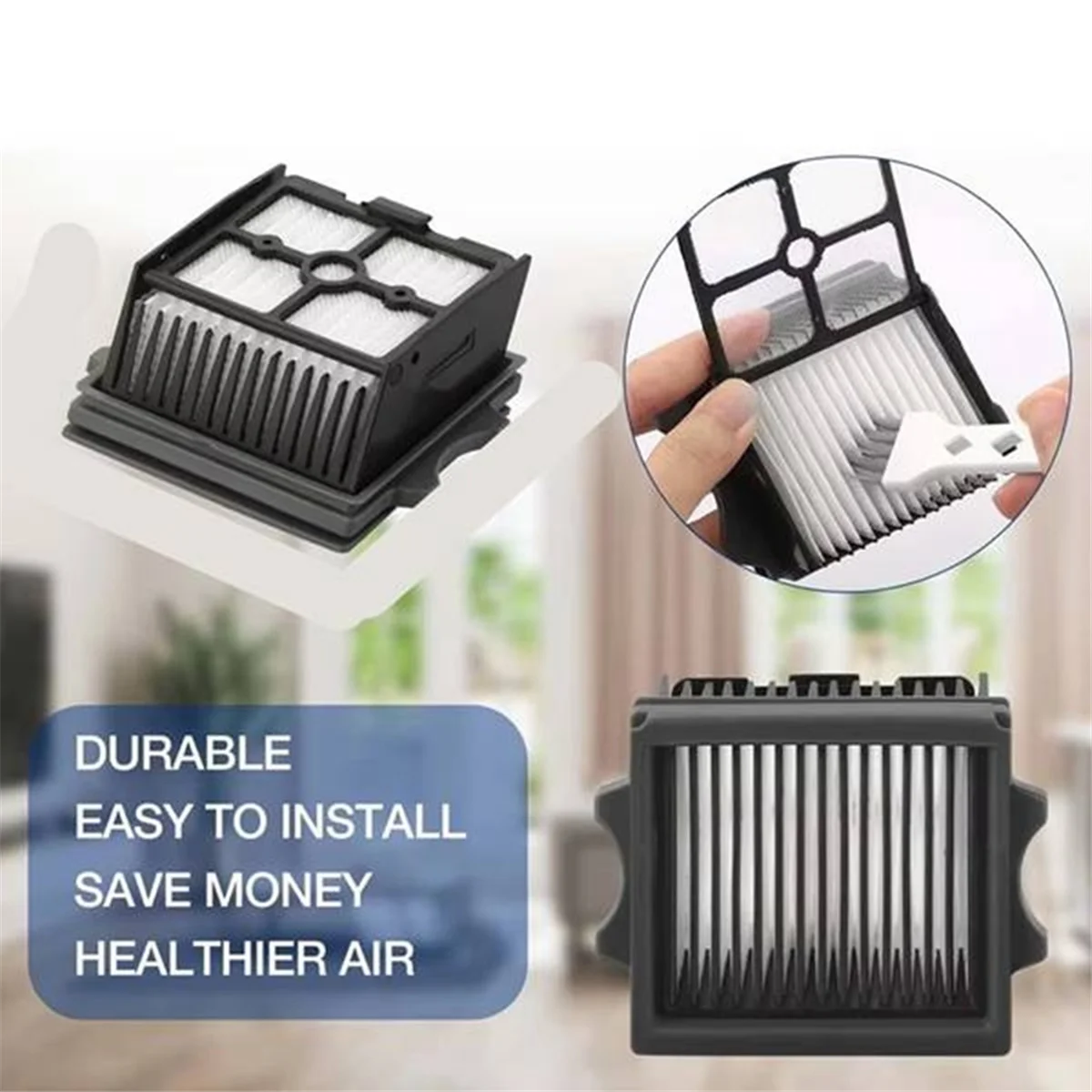 

For Tineco Floor One Switch S6 Stretch S6 Cordless Wet Dry Vacuum CleanerParts HEPA Filters Brush Rollers