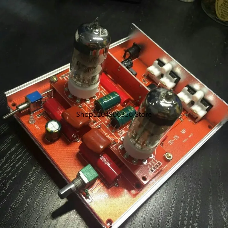 for T5 tube preamp MATISSE Buffer 6N3 HIFI Audio TUBE preamplifier with 12V 2A adapter