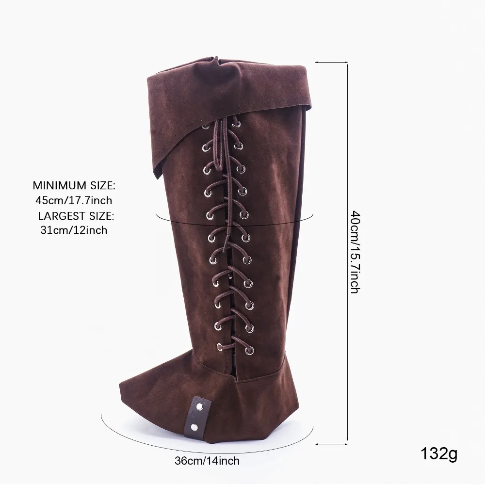 Fundas para botas de cosplay del Renacimiento Medieval - Fundas para zapatos para disfraces de propósito único y especial, accesorios de cosplay - Zapatos