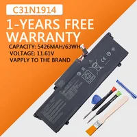 Batería de ordenador portátil C31N1914 para ASUS ZenBook 13, UX425UG, ZenBook 14, ultraligero, UX435EAL, Zenbook 14, UM425QA, UM425UAZ, UX435EA