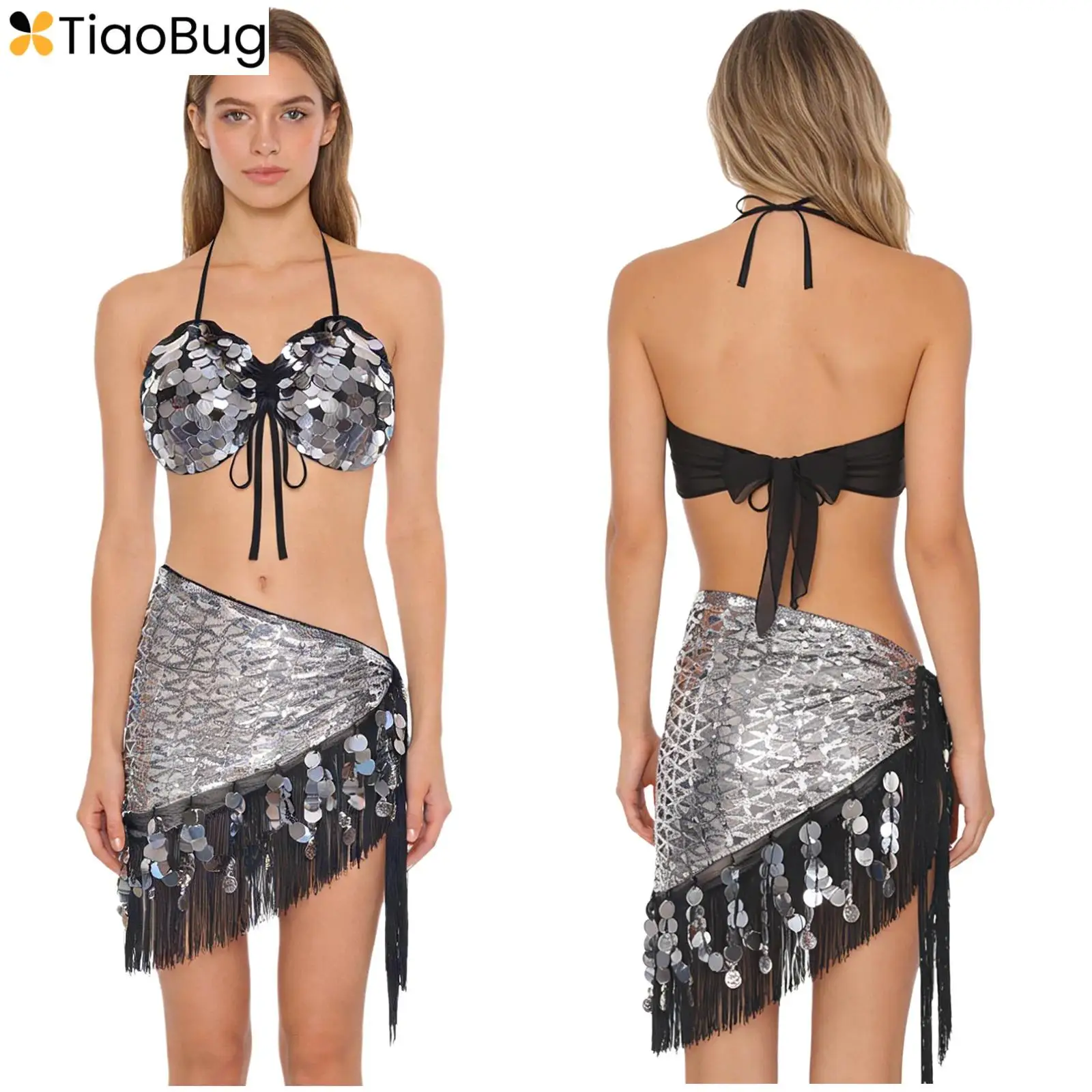 

Новый стиль, костюмы для танца живота, блестки, кисточки, ремни для танца живота, носовой платок, ремни на шнуровке, укороченный топ, комплект танцевальной одежды для женщин