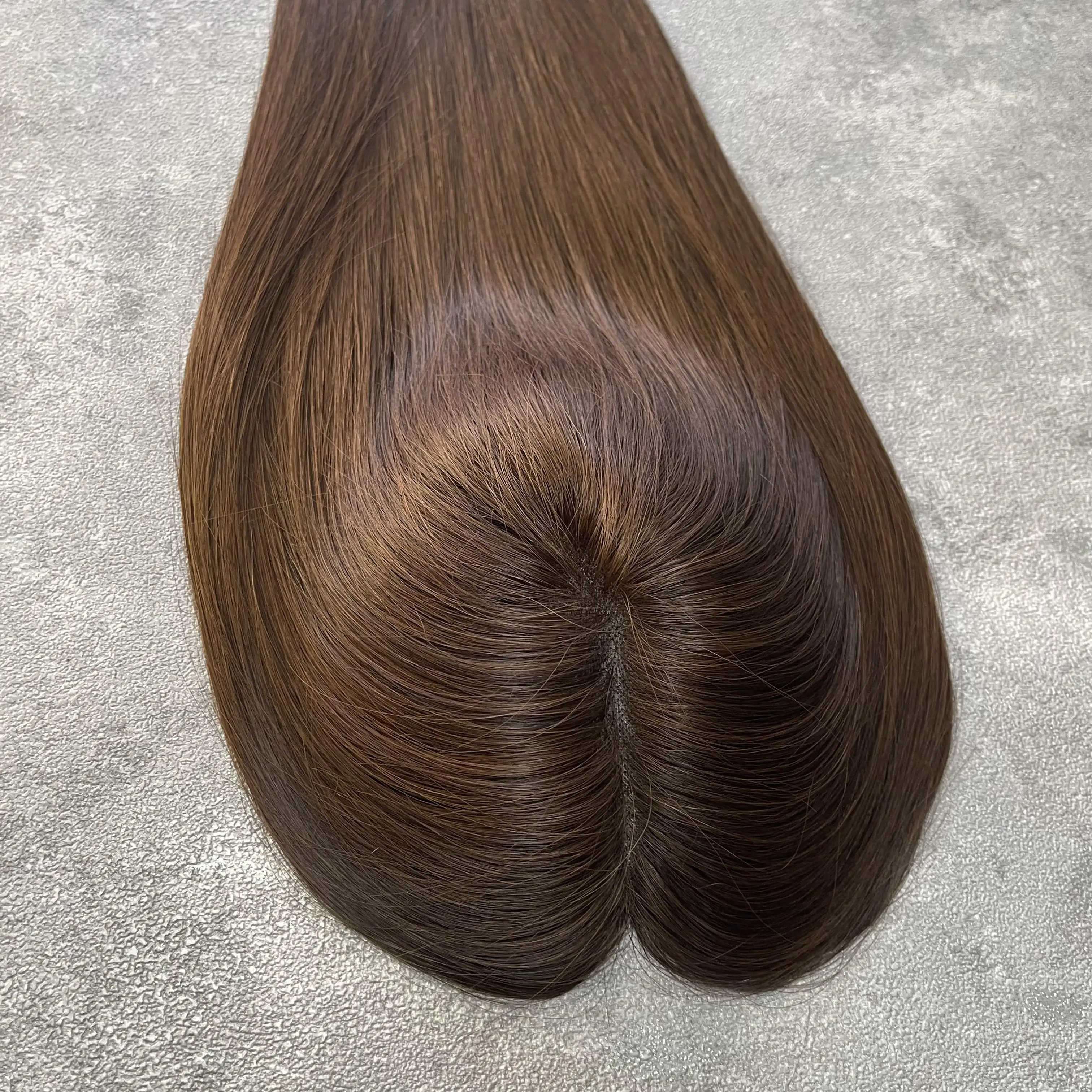 

5x6 6x7 7x8 Silk Base Mono Hair Topper 100% European Virgin Hair Toupee For Woman 1c# 2# Jewish Hair Topper