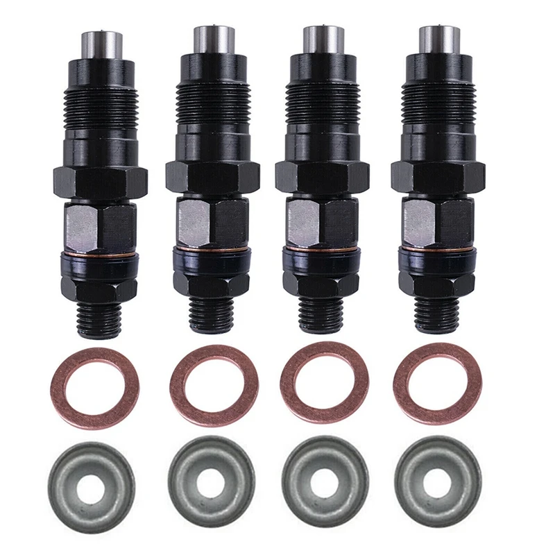 4PCS TD27 Engine Fuel Injectors 16600-43G23 For NISSAN NAVARA D21 2.7L Diesel