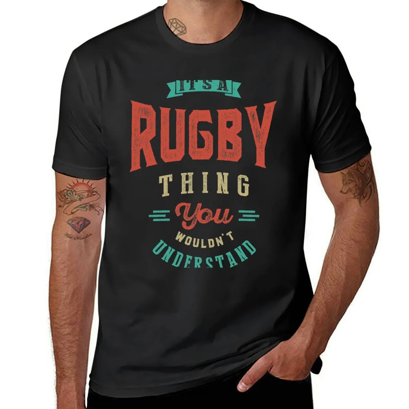 

It's a Rugby Thing Sports T-Shirt vintage anime clothes t shirt men