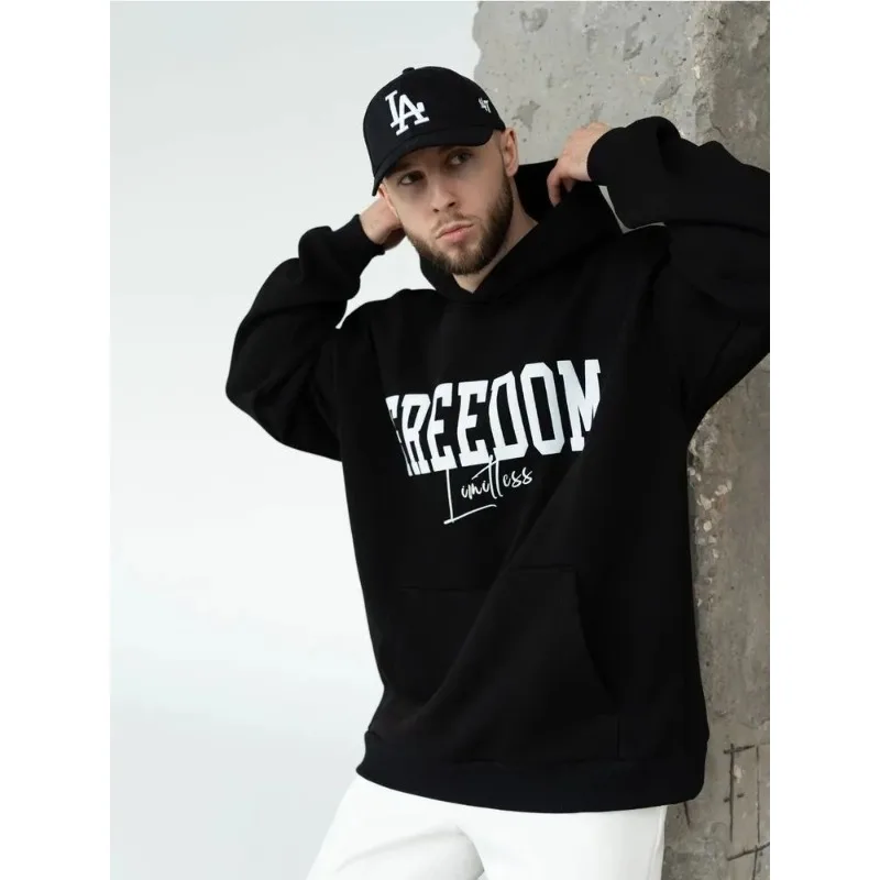 

Мужская и женская повседневная одежда с одинаковыми буквами и трендовым принтом, свободный американский топ с капюшоном, свитер, куртка, новинка 2023 г.