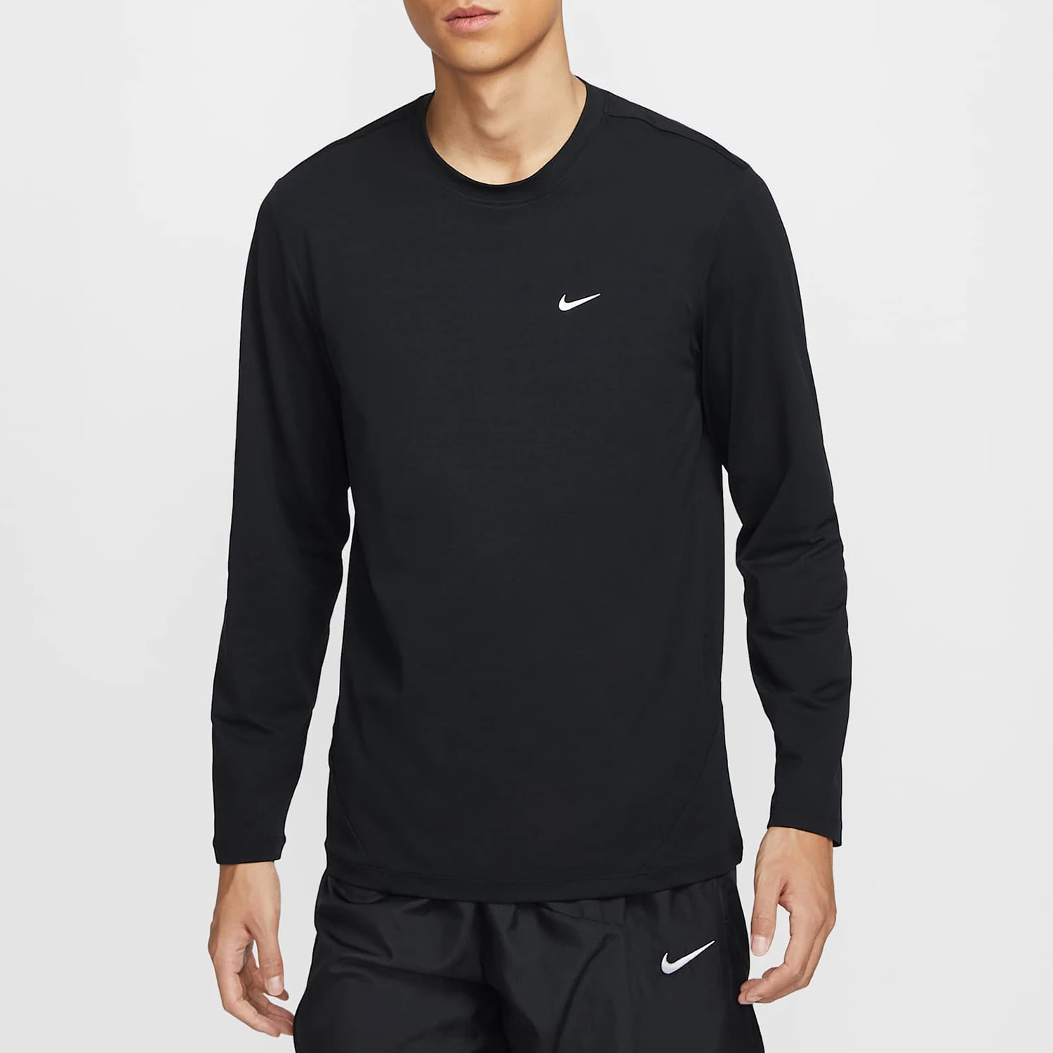 

Официальная новая мужская мягкая футболка Nike с круглым вырезом для фитнеса и защиты от солнца, тренировочная футболка FZ0671-010