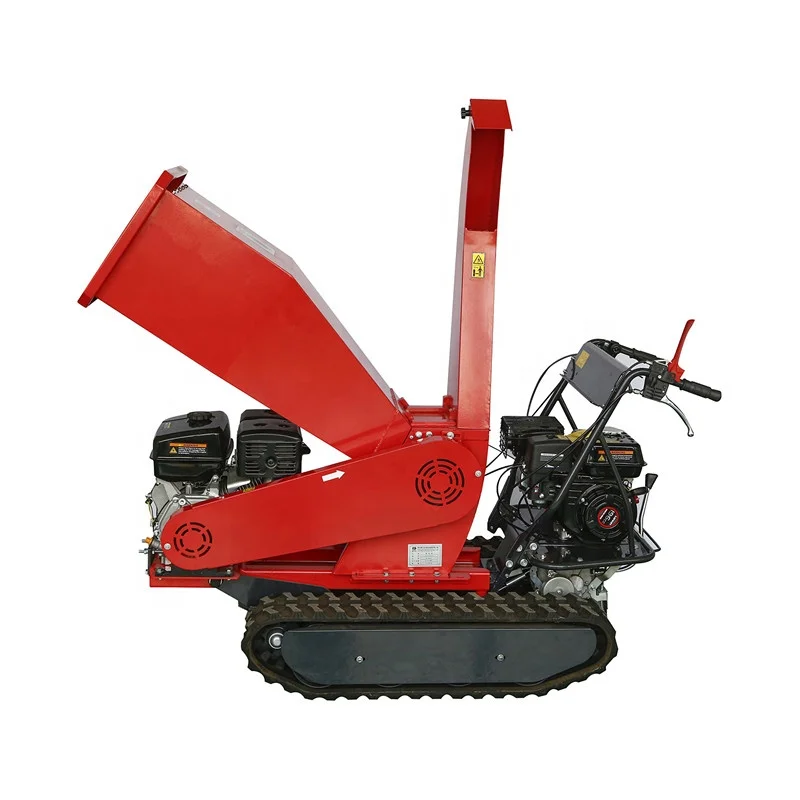 New XinKai 15HP Tracked ATV Wood Chipper Mobile Shredder With Gearbox 1 Year Warranty For Report & Video Inspection For Sale