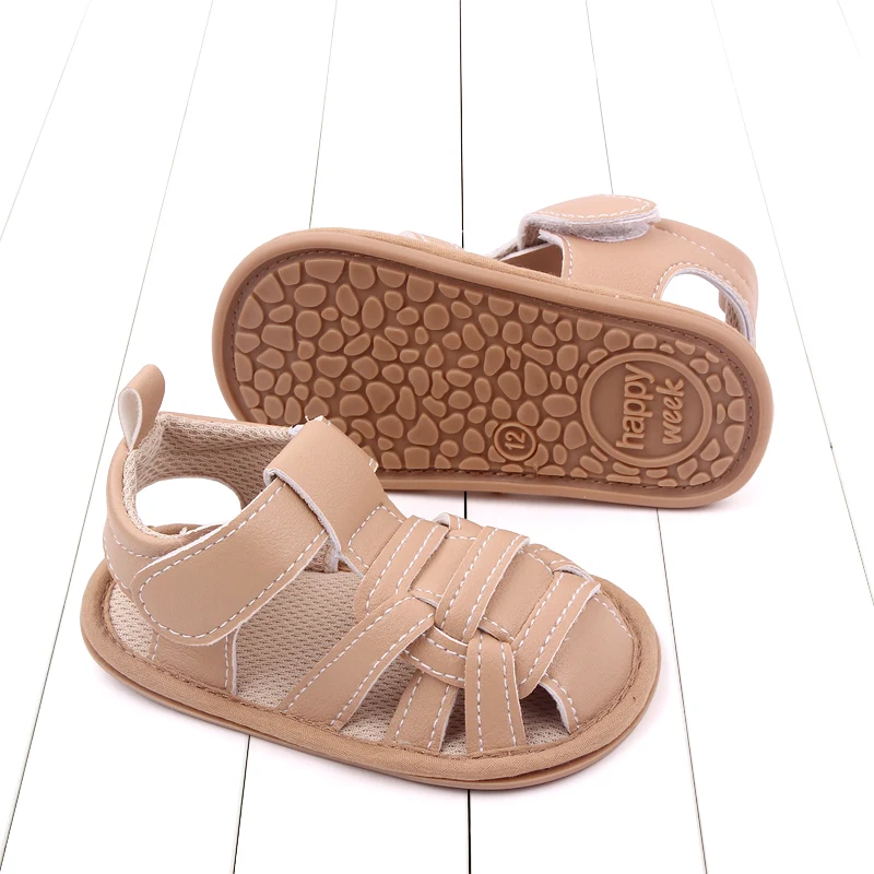 Baby Jungen Mädchen Sommer weichen Boden atmungsaktive Baby Sandalen Zehen schutz lässige Wanderschuhe