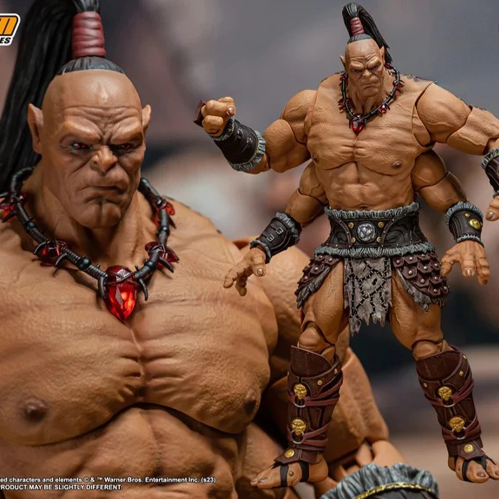 Original Storm Toys 1/12 Mortal Kombat X Goro Three-Head Configuration Hot Blood Anime Action Figures Model Toy Boys' Toy Gift