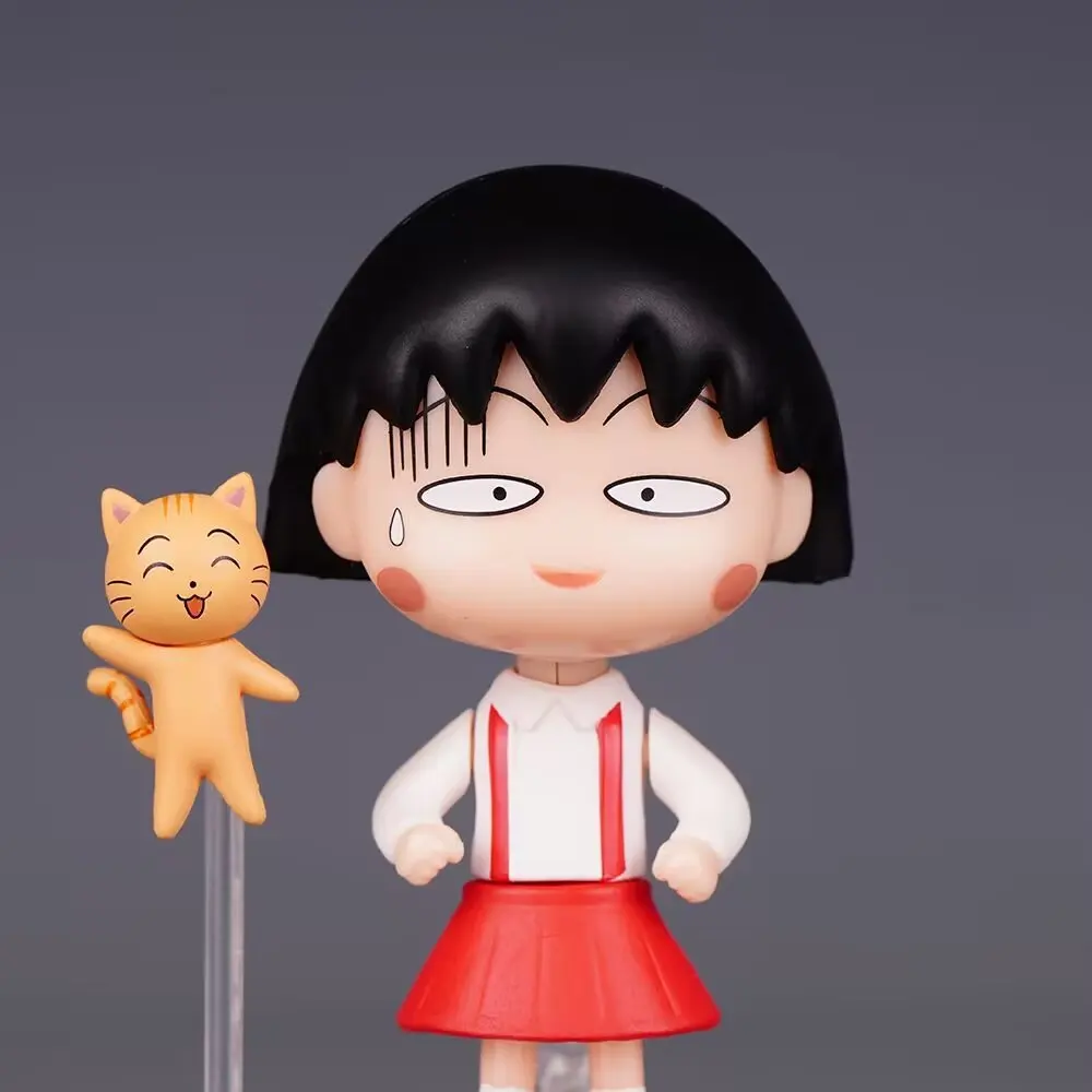 10cm Chibi Maruko-chan Sakura Momoko Maruko chan 1500# 1500 Action Figure Anime Figure Collection Figures Model Toys Doll Gift