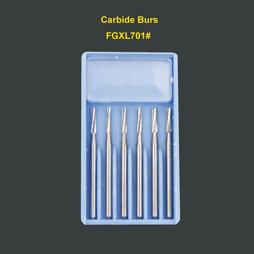 Dental Carbide Burs FG700 FG701 FG702 6pcs/box FG 1.6mm Surgical Endodontic Tungsten Burs Bone Cutters Drill Dental Tools