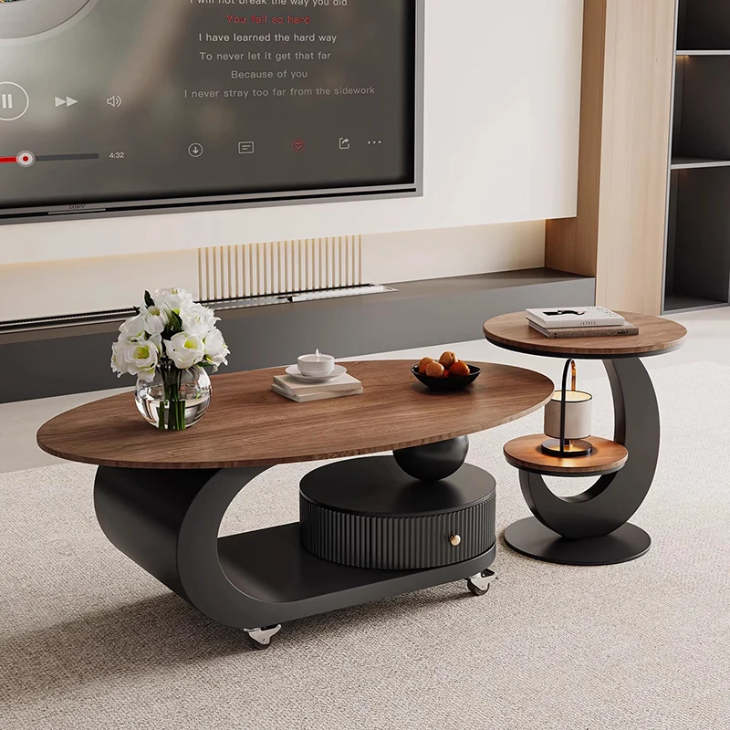 

Style Aesthetic Side Table Luxury Minimalist Space Saving Coffee Tables Design Mesa De Centro De Sala Living Room Furniture