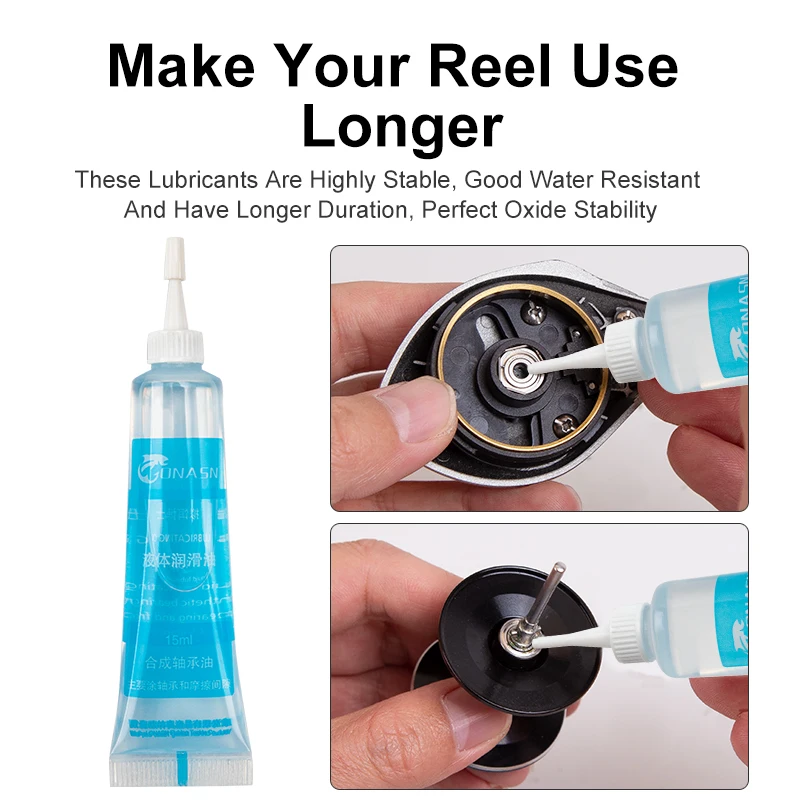 LEYDUN Fishing Reels Protective Grease Lubricant Oil Bearing Lubricant Casting Spinning Fishing Reel Maintenance Oil Tackle Tool image 5