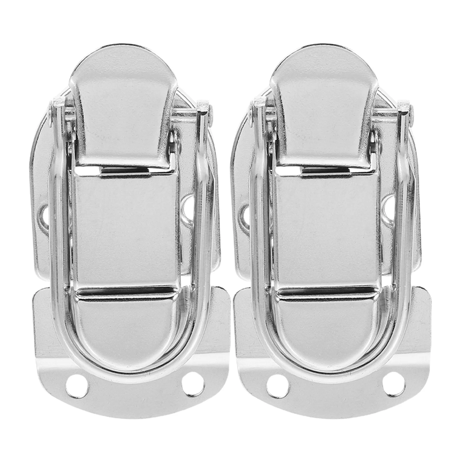 

2Pcs Makeup Box Lock Clasp Selflocking Wooden Buckle Decorative Latch Jewelry Chest Hardware Box Latch Replacement