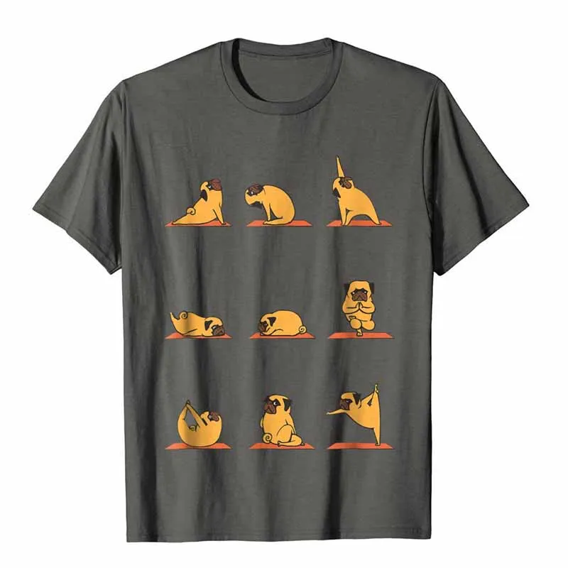 Shirt.Woot Pug Yoga T-Shirt Cotton Tops Shirts Party Coupons Hip Hop Top T-Shirts Kawaii Men Clothing Streetwear