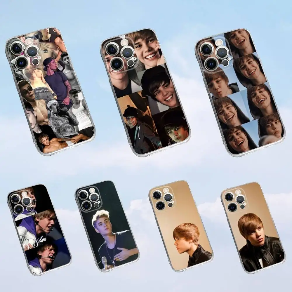 

Epc J-Justin Baby Bieber Phone Case For iPhone 16,15,14,13,12,11 Pro,Max,Plus,X,XS,XR,SE,Mini Transparent Silicone Soft