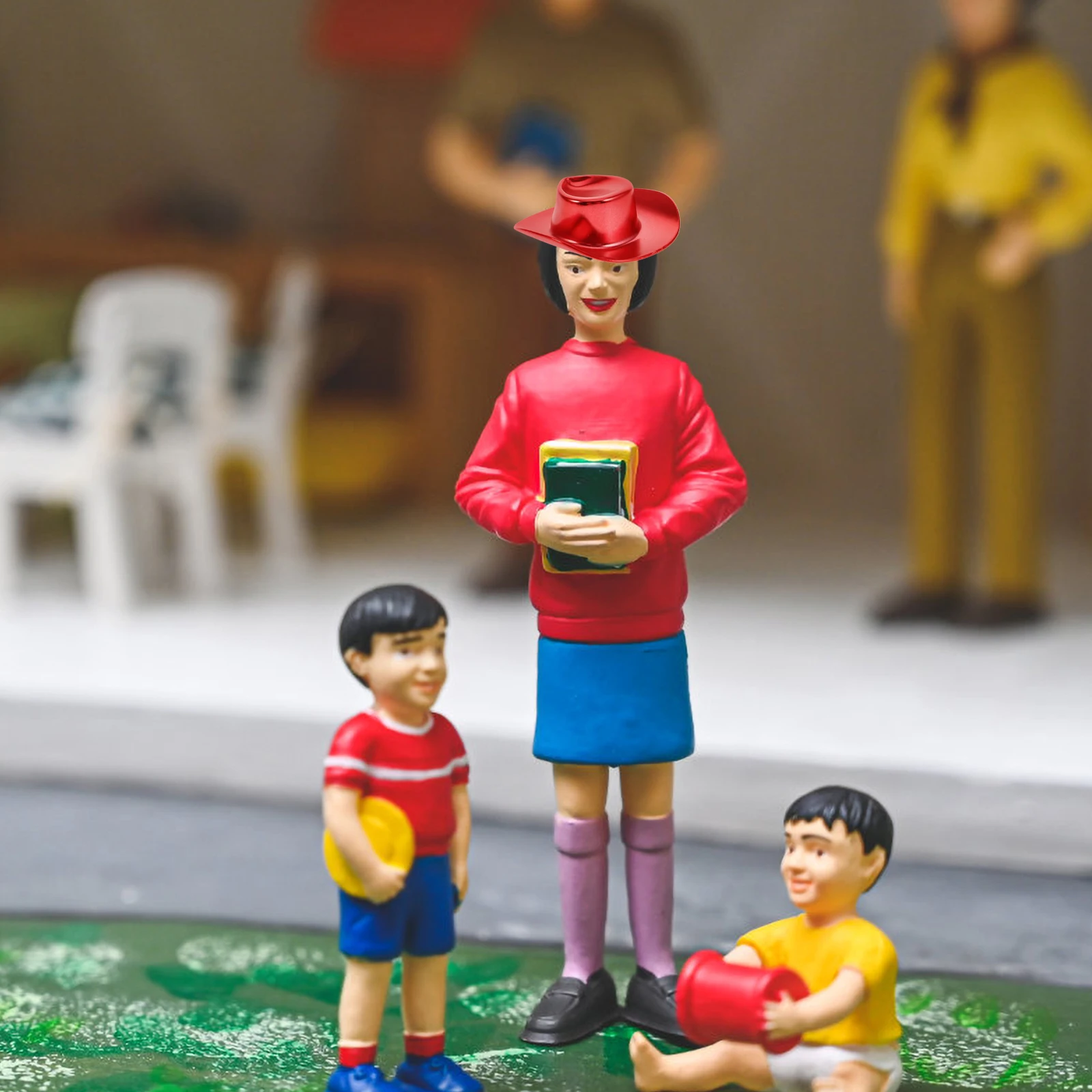 10 stuks Mini Cowgirl Hoed Decoraties Kleine Hoeden voor Ambachten DIY Accessoires Party Decor Miniatuur Hoed Mini Hoeden DIY Accessoires