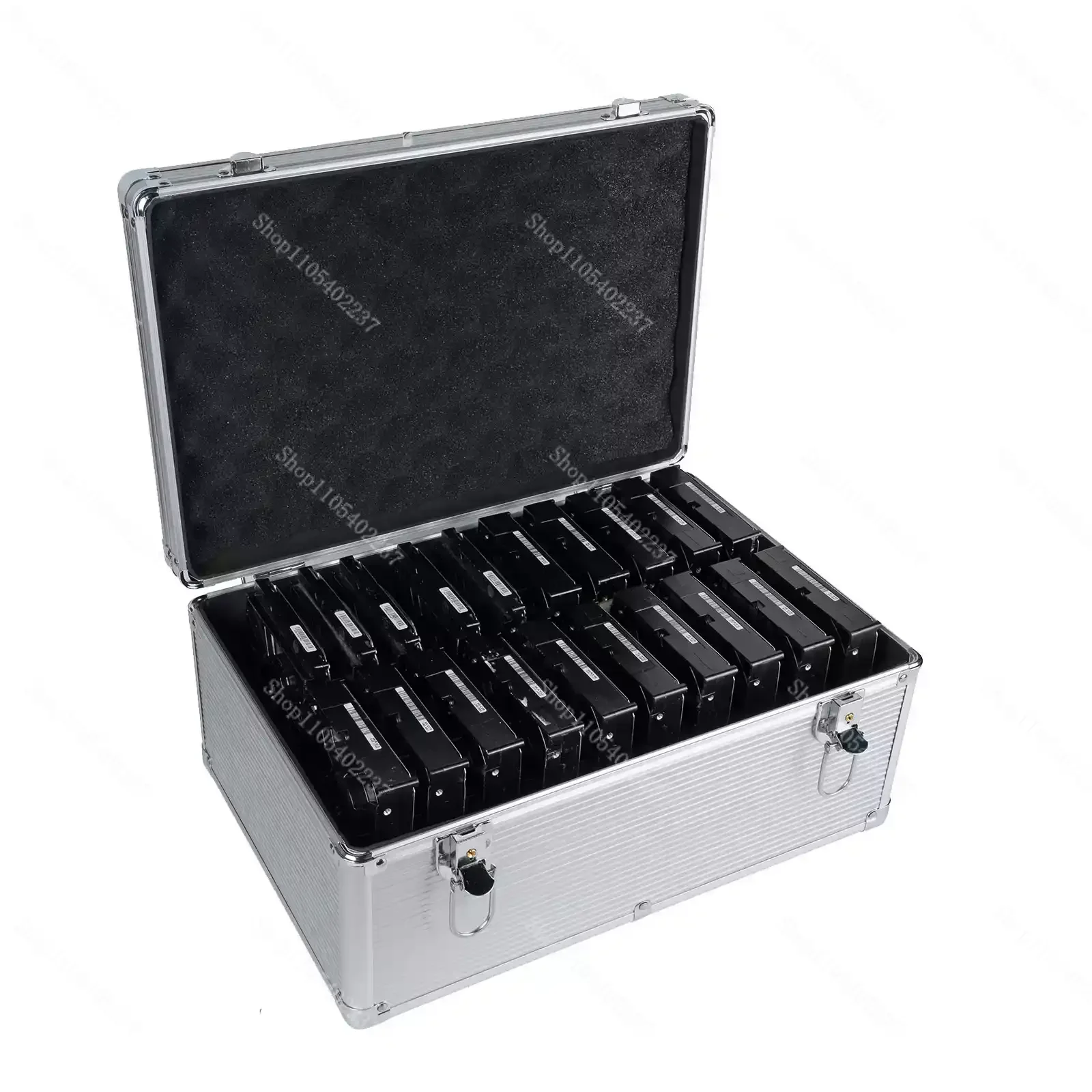 3.5 Inch HDD Storage Case 20 Bay Hard Drive Organizer Protective Shell Media Archive Data Backup Box