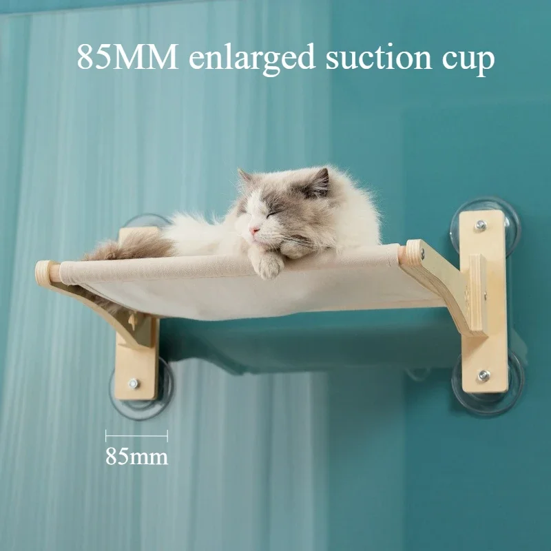 

Cat Hammock Window Bed Suction Cup Cat Hammock Large Space Kitten Nest Climbing Frame Pet Supplies Accessories