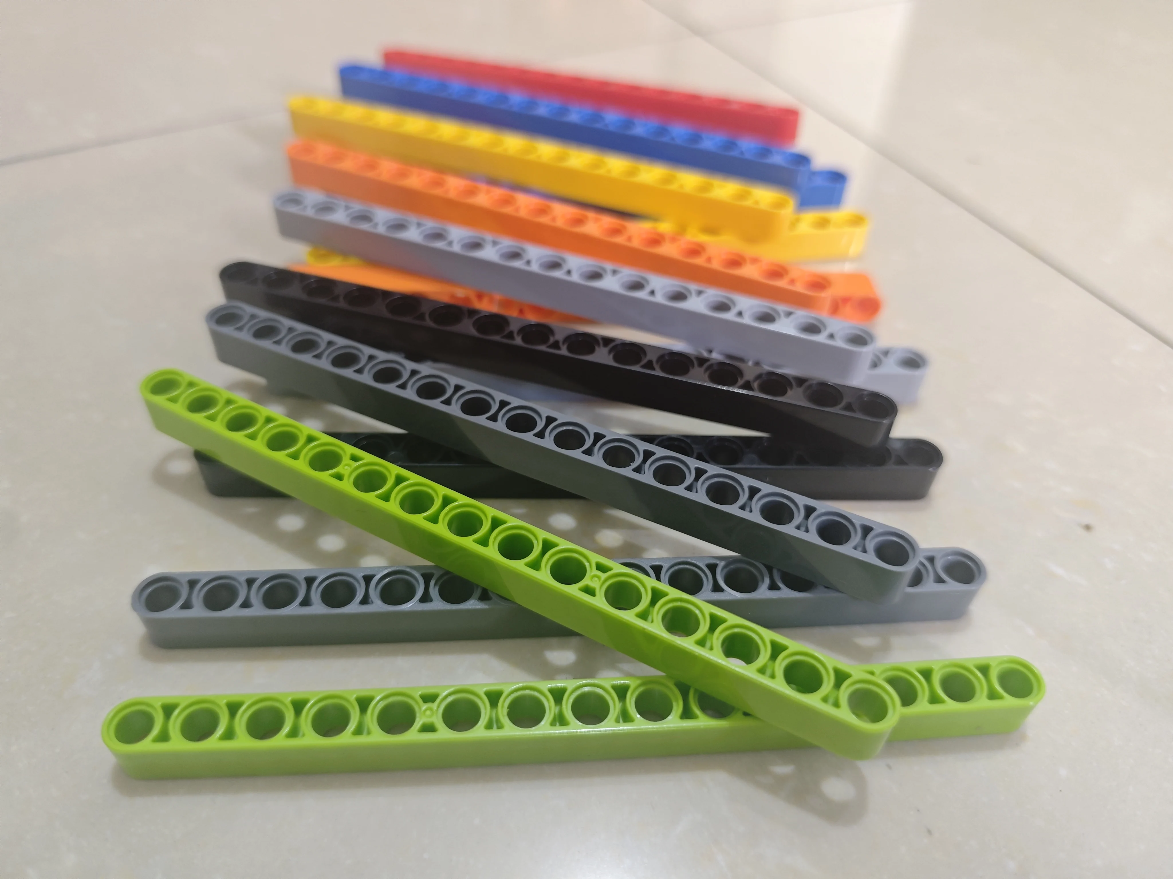 

Строительные блоки, технические подъемные рычаги «сделай сам», толстые кирпичи с отверстиями 1x15, совместимые детали MOC, образовательные 64871 32278, сборные частицы