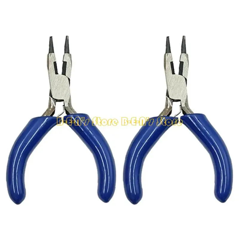 Y1AD 2Pcs Compact 3Inch High Carbon Steel Accuracy Pliers Essential Tool For Intricate Crafts And Electronic Repairs