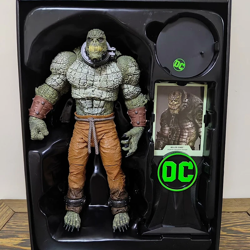 Mcfarlane  Dc 10 Inches Multiverse Killer Croc Batman: Arkham Asylum Luminous Edition Action Figure Toys Collection Model Gift