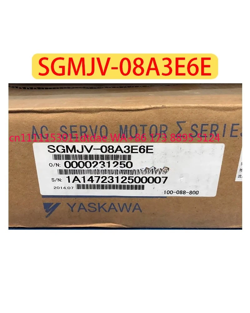 

SGMJV-08A3E6E Brand new Servo Motor SGMJV 08A3E6E，Fast shipping