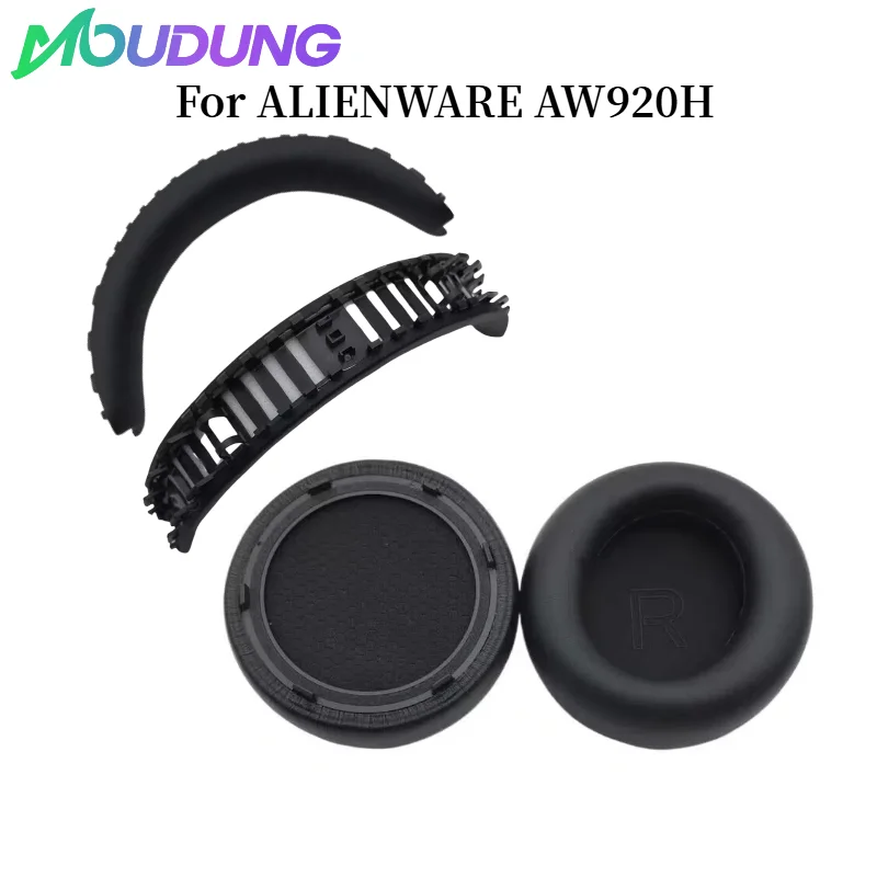 

MOUDUNG Replacement Earpads /Head beam cushion For ALIENWARE AW920H Ear Cushion / Headphone Ear Pad repair parts