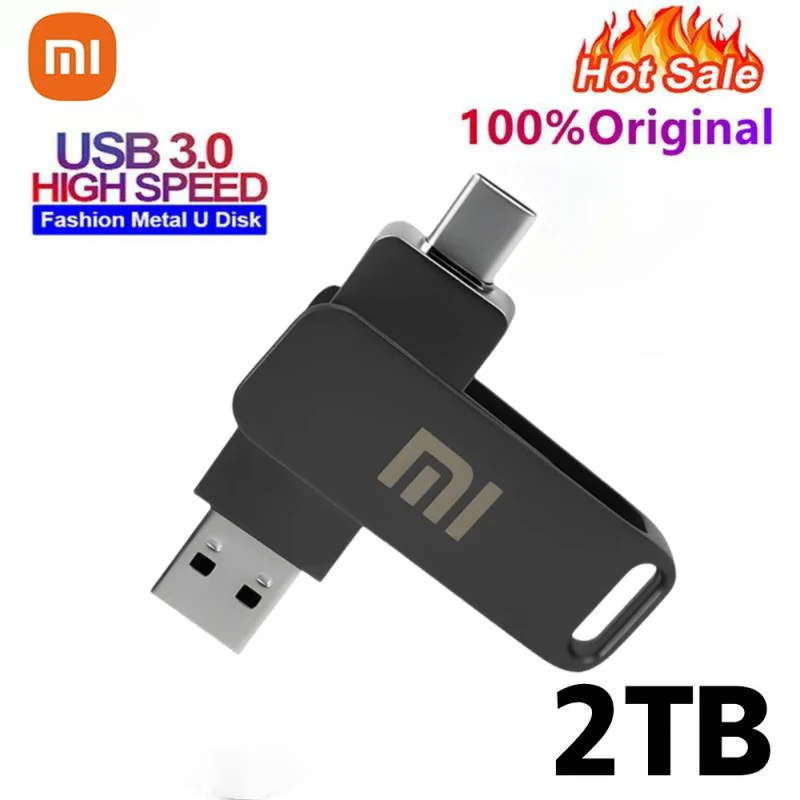 Xiaomi Mini 2TB USB 3,0 USB-Stick Speicher USB-Flash-Laufwerke 1TB 512GB Metall Typ C otg Hoch geschwindigkeit wasserdicht 2TB USB Memorias