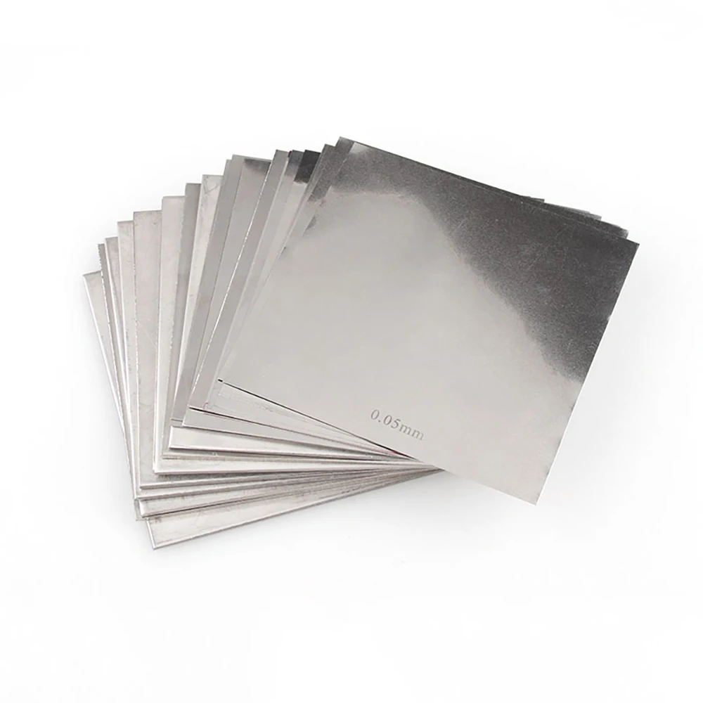 

1/2/3/5pcs Thickness 0.01 - 0.4mm 304 Stainless Steel Square Plate Polished Plate Sheet 100*100mm(Width*Length)