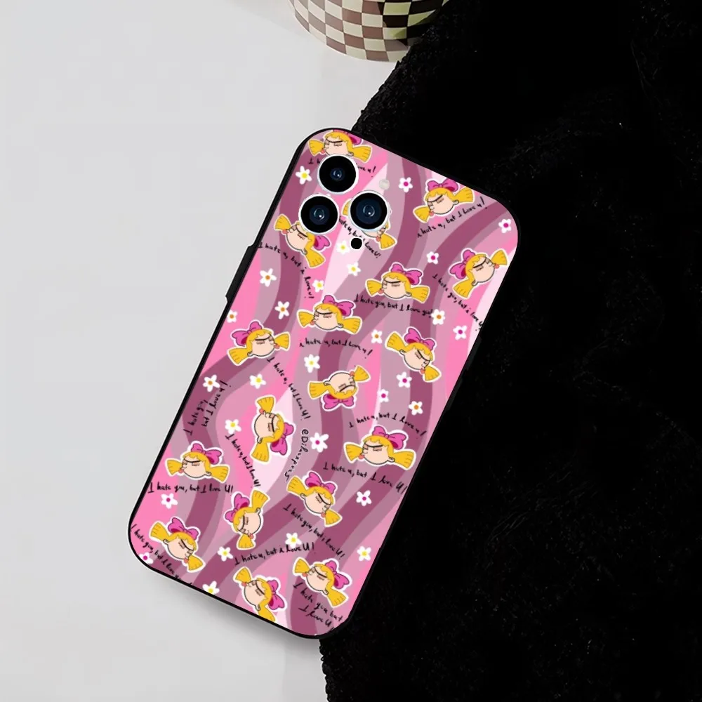 1 قطعة Hey Arnolds جراب هاتف سيليكون لينة آيفون 16 15 14 13 12 11 X XR Plus Pro Max Plus #4