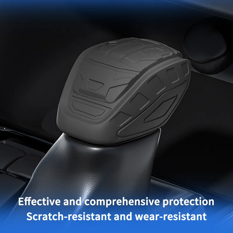 

Soft Silicone Gear Shift Knob Cover For Toyota Corolla Cross RAV4 Anti-Slip Red Black Shifter Grip Protector Auto Accessories