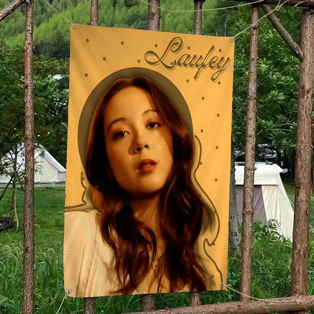 Singer Laufey Large Size Shop Art Promotion Advertising Booth Flag Hanging Banners
