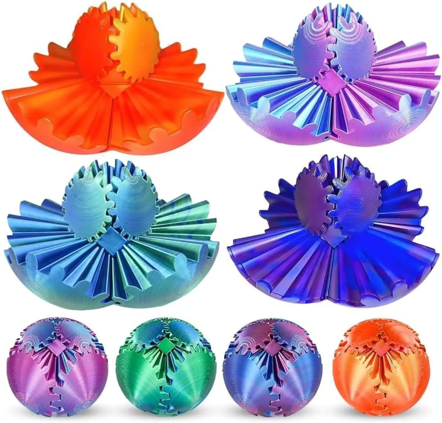 4 Pcs 3D Printed Ge…