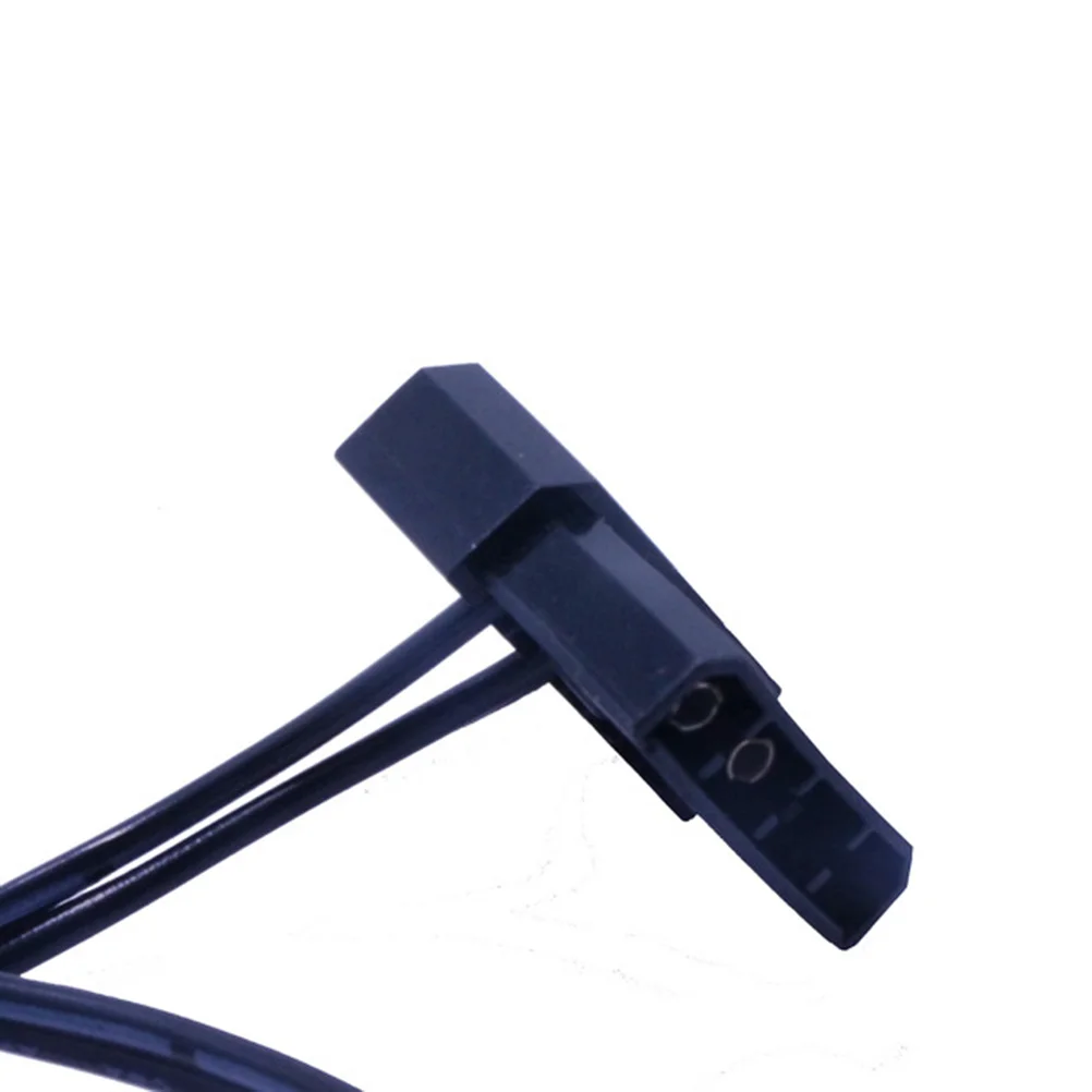 1 Stück RGB-Stromkabel für Computergehäuse, LED, 4P, einzelner 5521-Controller-Anschluss, schwarz, leicht, tragbares Stromkabel