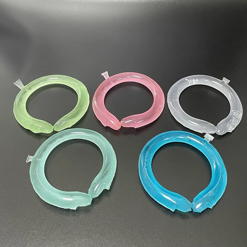 1 Pcs Cooling Neck Wraps Reusable Ice Neck Cooler Wearable Neck Cooling Tube Neck Cooling Ring Hands Free Gel for Hot Weather