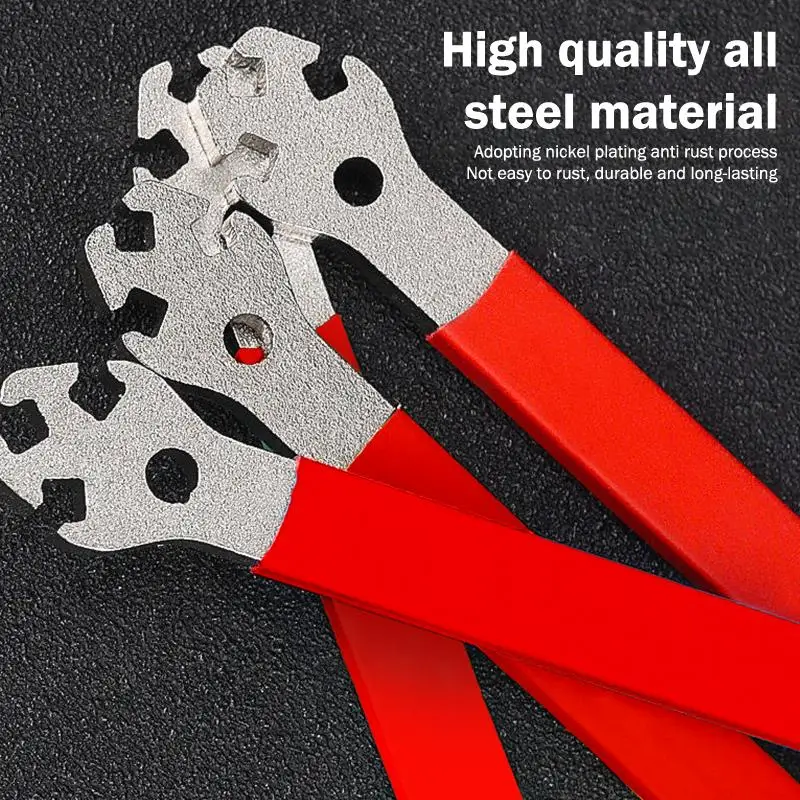 Bike Stainless Steel Spoke Wrench Precise Tension Correction Repair Tool for Mountain and Road Bicycles