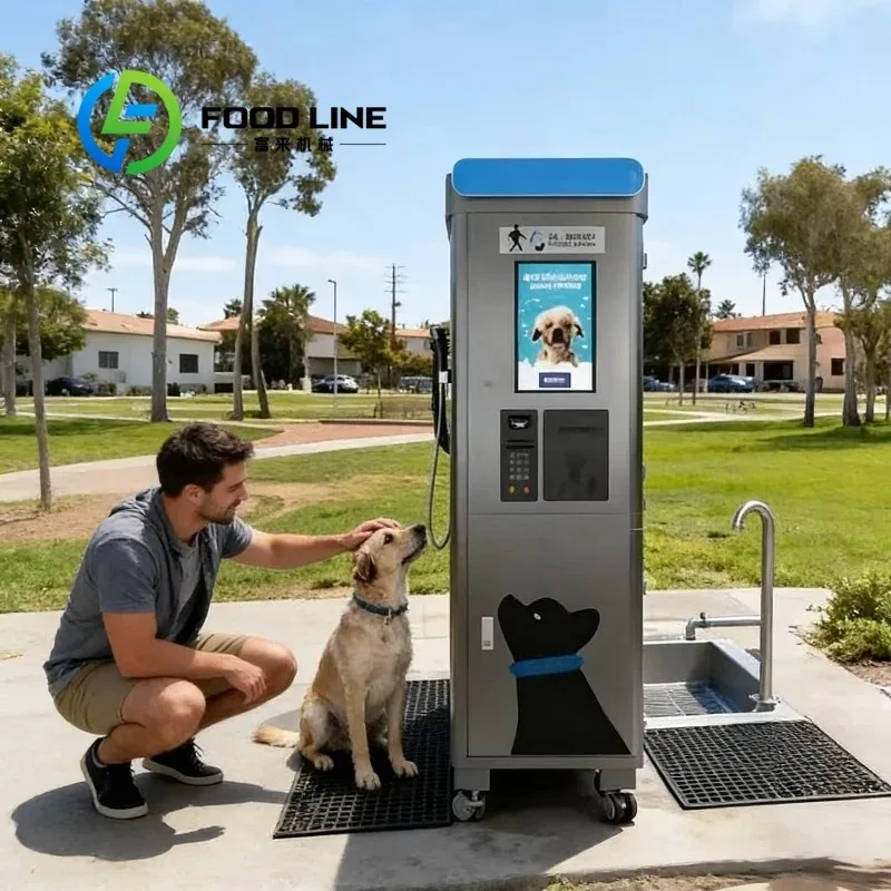Automatic Dog & Cat Pet Washing Machine Station Pet Cleaning Bath Machine with Motor Self-Service Vending 1 Year Warranty
