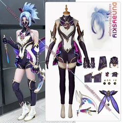 Star Guardian Akali Cosplay Costume AKALI Women Cosplay Outfit Fullsets Glows In The Dark Prop Accessory 25Halloween Cos Costume