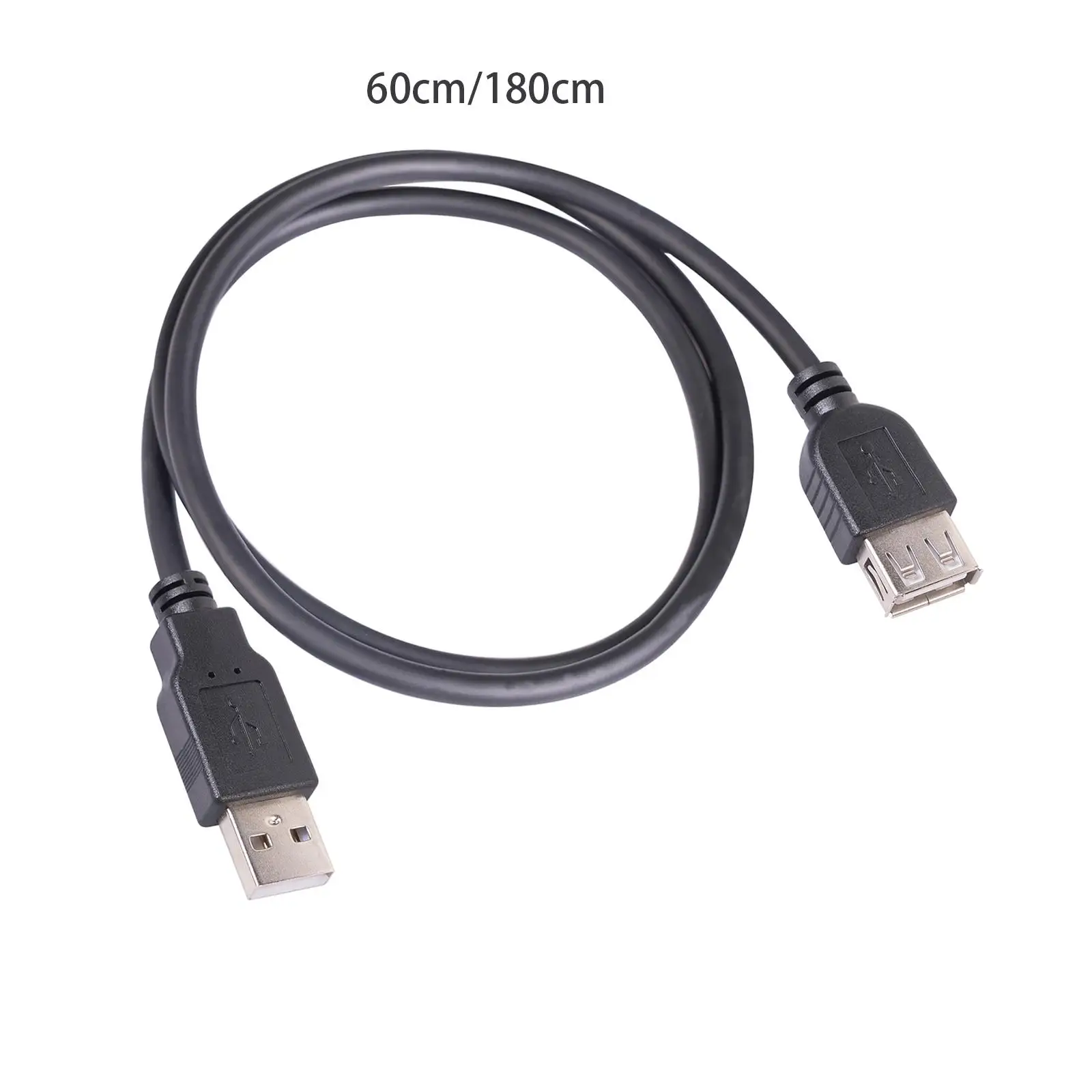 Cable de extensión USB 2.0, puertos de cable de cargador para discos u, ratón de televisión