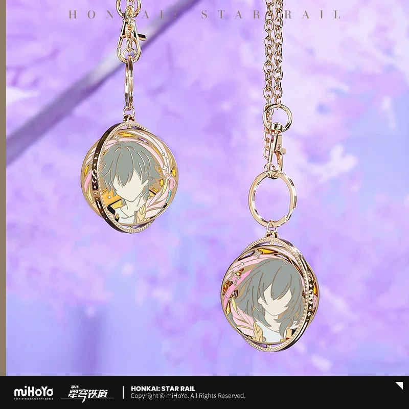 Official Honkai Star Rail Gaming Merchandise Cartoon Characters Cosplay Trailblazer Writing Brush Series Rotation Badge