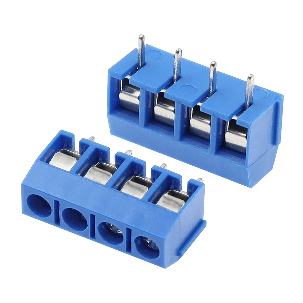 10-50 قطعة PCB محطة كتلة موصل الملعب 5.0 مللي متر KF301 مستقيم دبوس 2P 3P المسمار PCB كتل طرفية موصل مجموعة متنوعة