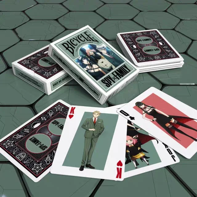 new-cartoon-spy×family-poker-anime-playing-cards-creative-board-game-entertainment-poker-cards-toys-fan-collect-gifts