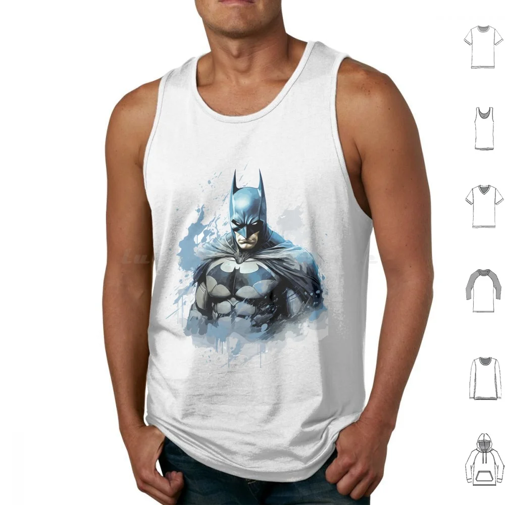 Dark Knight Rises : Exclusive Design For True Fans #3 Tank Tops Vest Sleeveless Art Superhero Illustration Gotham City