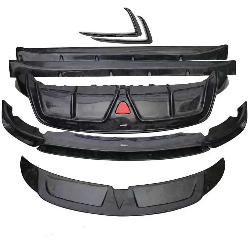 

High Quality Carbon Fiber Car Bumper Front Lip Rear Lip Side Skirts Rear Spoiler for Tesla Model Y 2021 Car Bodykit Norsen