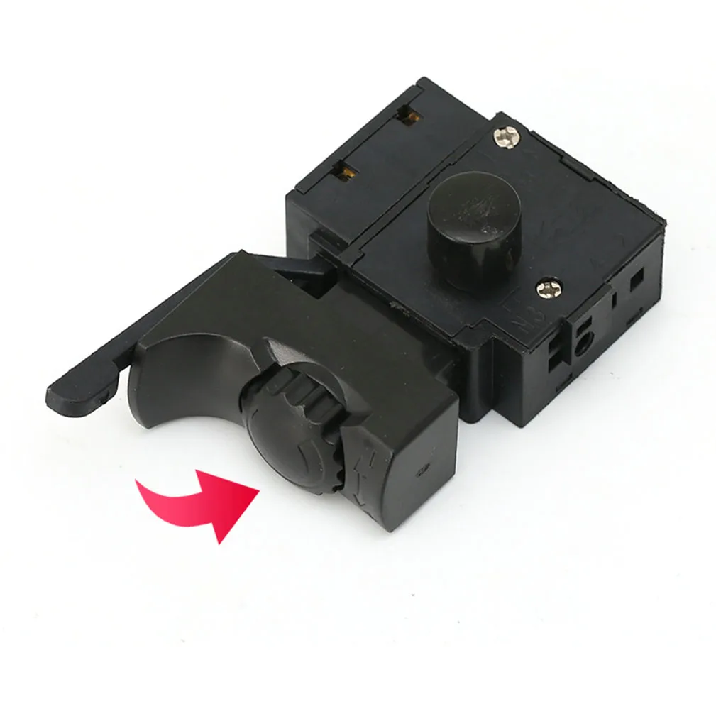 Lock on Power Tool Electric Drill Speed Control Trigger Button Switch 10A 250V 5E4