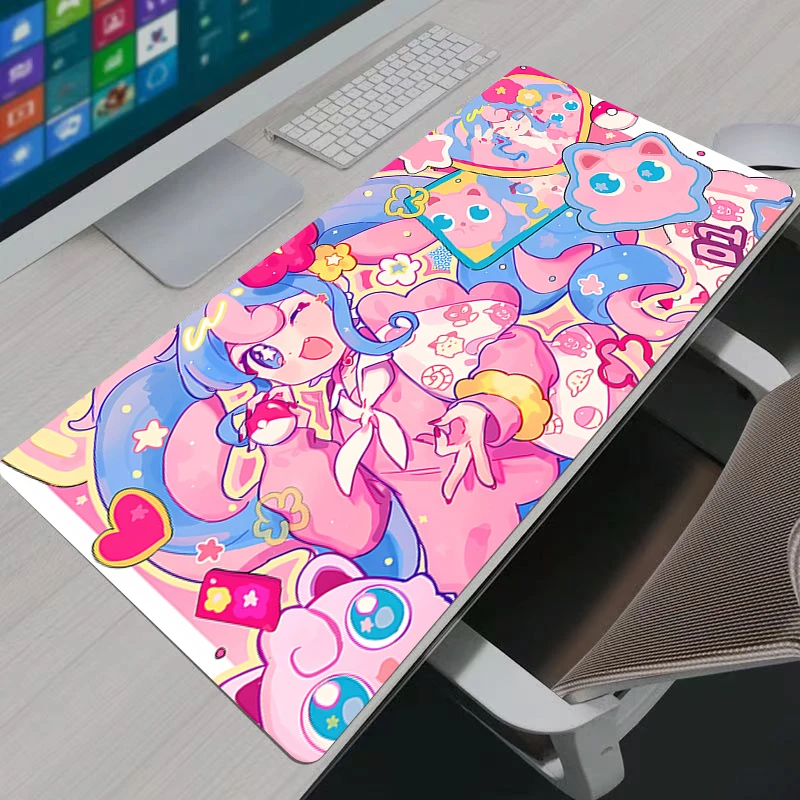 Mouse Pad Kawaii Pokemon Pikachu Gaming Accessories PC Computer Keyboard durable Gamer Desk Mat alfombrilla xxl Mousepad